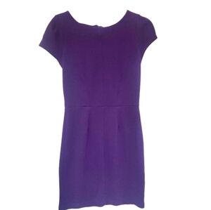 Elle Purple Knit Cap Sleeve Mini Dress Size XS